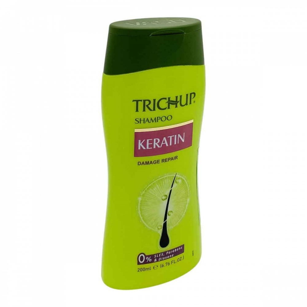 Шампунь Тричуп с кератином Trichup Herbal Shampoo без SLS и парабенов, 200 мл