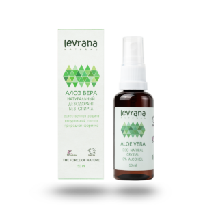 Дезодорант натуральный "Алоэ Вера" 50 мл, Levrana
