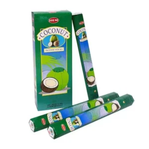 Благовония Кокос HEM Coconut, шестигранник, 20 палочек