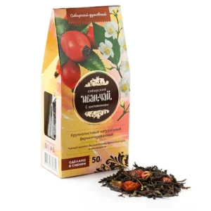 Сибирский Иван чай «С шиповником и цветками траволги», 50 гр