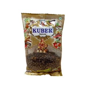 Черный перец целый горошком BLACK PEPPER WHOLE KUBER, 50 г Индия
