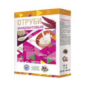 Отруби амарантовые безглютеновые без добавок 250 гр Di & Di 