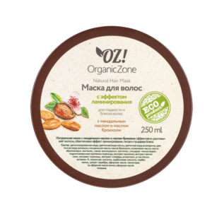 Маска для блеска и гладкости волос "Эффект ламинирования", OZ! OrganicZone 250 мл