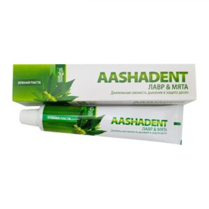 Зубная паста Aashadent Лавр-Мята, 100мл (Aasha Herbals)