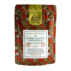 Корица Цейлонская молотая Золото Индии, 100 г