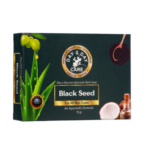 Мыло аюрведическое натуральное Черный тмин Black seed Day 2 Day 75г