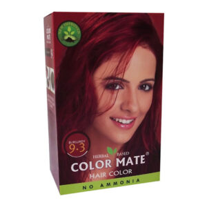 Краска для волос на основе хны Color Mate бургунд тон 9.3, 15 г