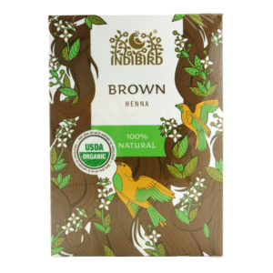 Хна коричневая натуральная (с басмой) Brown Henna Indibird 50 г