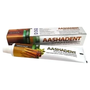 Зубная паста Aashadent Корица-Кардамон, 100мл (Aasha Herbals)