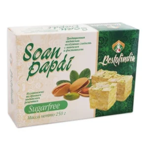 Индийская сладость Соан Папди «Soan Papdi» БЕЗ САХАРА Bestofindia, 250 г