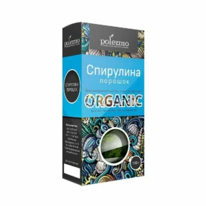 Спирулина порошок Organic, 100 гр Polezzno
