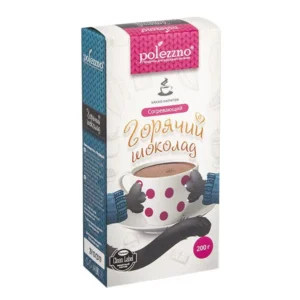 Какао-напиток Горячий шоколад согревающий 200 гр Polezzno