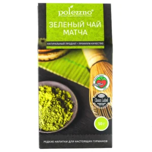 Зеленая Матча чай 50 гр Polezzno