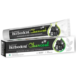 Травяная зубная паста с активированным углем Herbodent Charcoal 100 гр Индия
