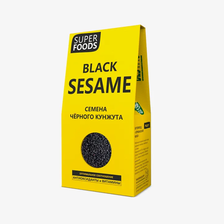 Семена черного кунжута Компас Здоровья, 150 г