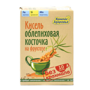 Кисель овсяно-льняной на фруктозе "Облепиховая косточка" Компас Здоровья, 150 гр