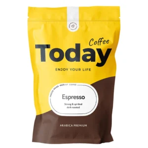 Кофе Today Espresso сублимированный растворимый (темная обжарка), 150 г
