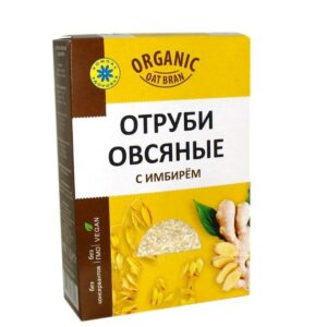 Отруби овсяные с имбирем, Компас здоровья, 200 гр