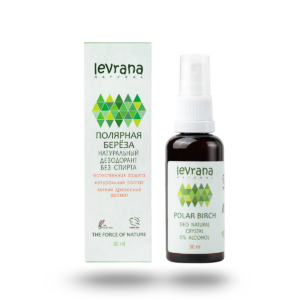 Дезодорант натуральный "Полярная береза" 50 мл, Levrana