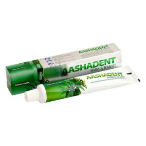 Зубная паста Aashadent Ним-Бабул, 100мл (Aasha Herbals)