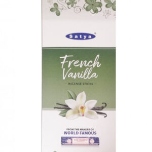 Благовония без угля французская ваниль French Vanilla Satya, шестигранник, 20 палочек