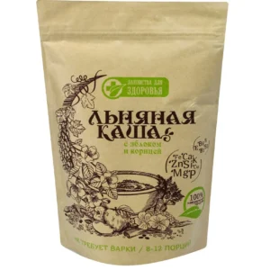 Льняная каша с яблоком и корицей "Лакомства для Здоровья" 400 гр