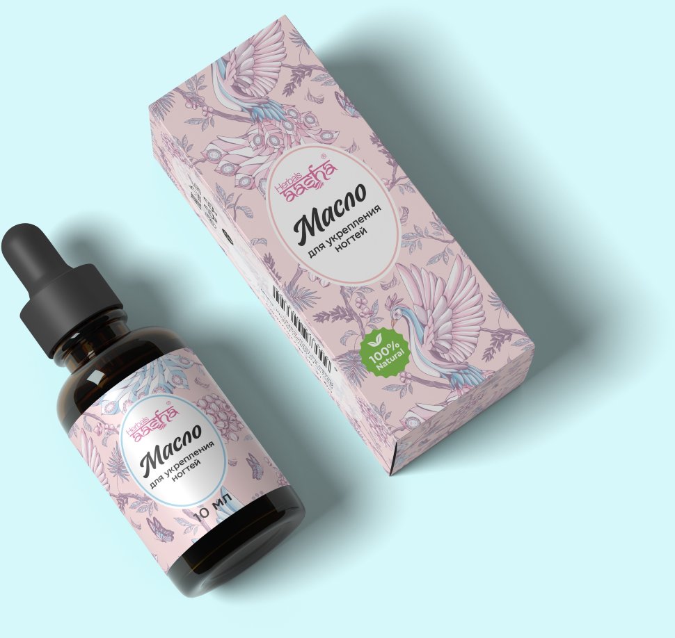 Масло для укрепления ногтей Ааша Хербалс Aasha Herbals 10 мл Индия