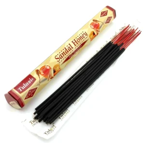 Благовония Сандал-мед Sandal Honey Tulasi, шестигранник, 20 палочек