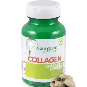 Коллаген пептидный морской в таблетках Karela Sangam Herbals, 60 табл, 750 мг Индия