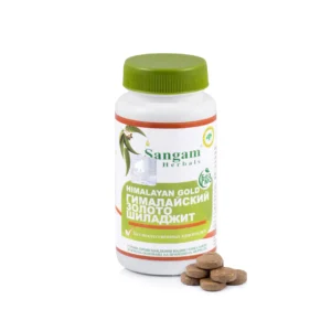 Гималайское золото (шиладжит) Шиладжит Голд в таблетках, 60 табл, 750 мг Sangam Herbals