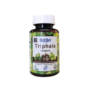 Трифала в таблетках Triphala tabs Sri Sri Tattva 500 мг, 60 табл. Индия