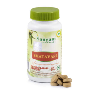 Шатавари в таблетках Shatavari Sangam Herbals, 60 табл, 750 мг Индия